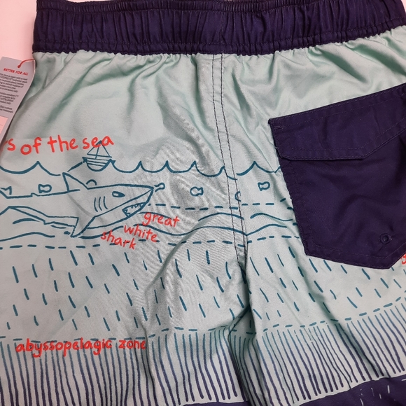 Cat & Jack Boys Swim Trunks Shorts - Picture 3 of 8